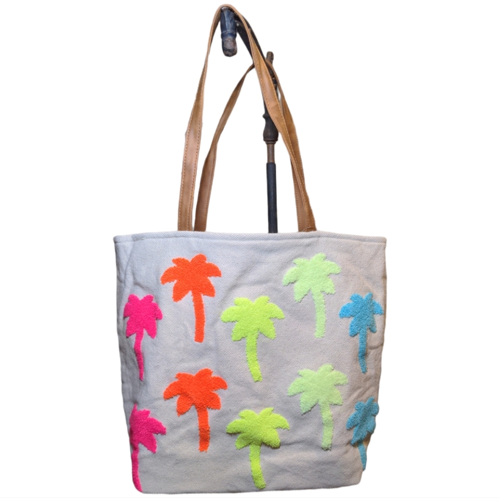 No Boundaries Women’s Icon Tote Bag Palm Trees NWT